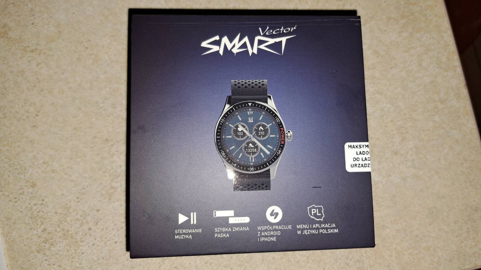 Smartwatch Vector Smart czarny NOWY