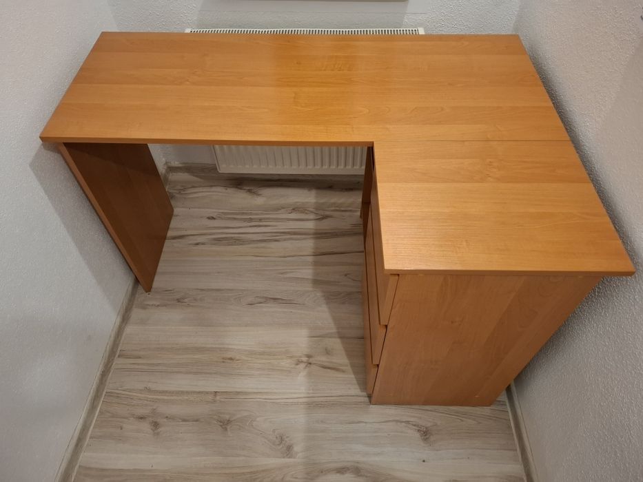 Biurko narożne olcha