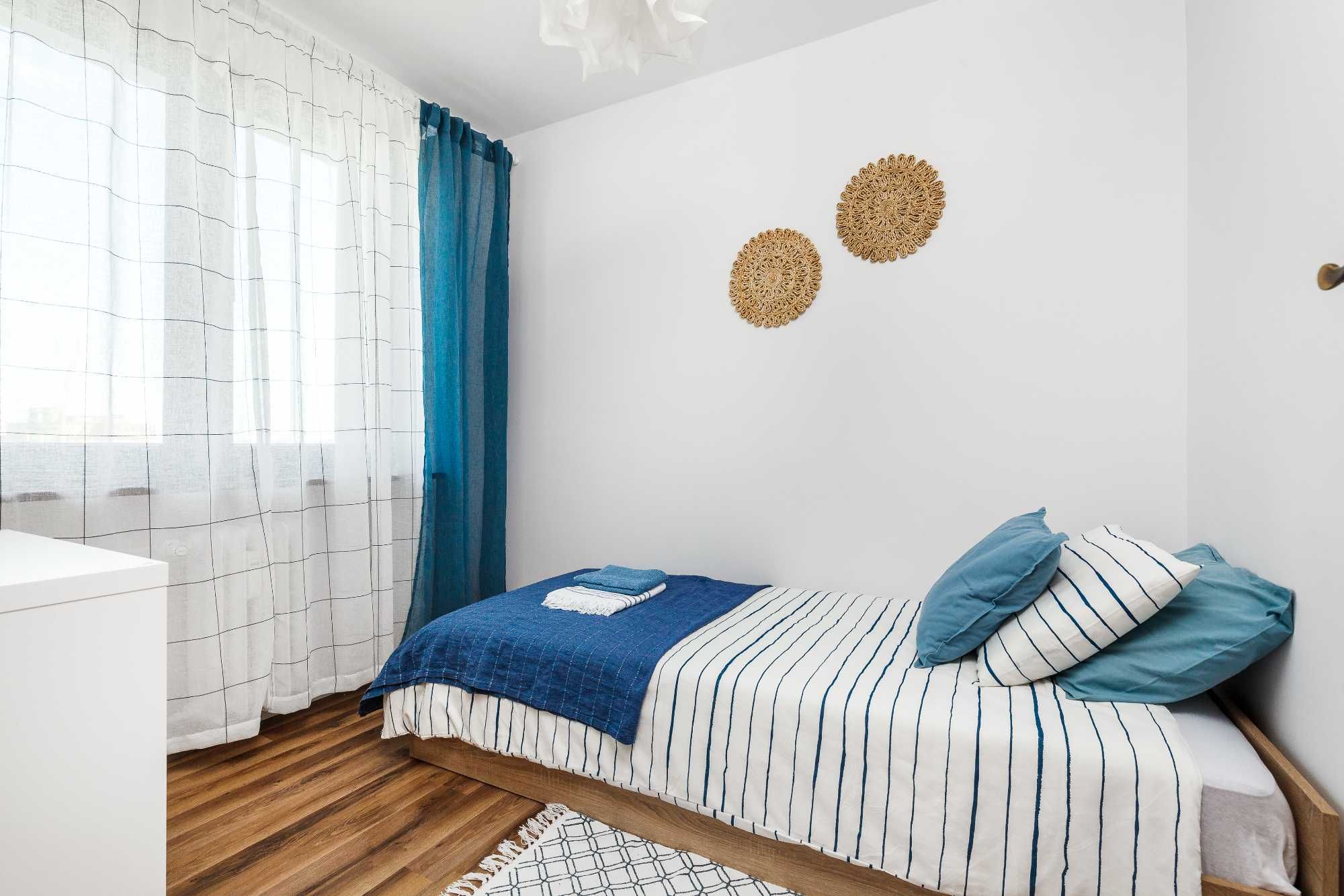 Gdynia–Apartament dla 5 osób, widok na morze, 7 min. od plaży, parking