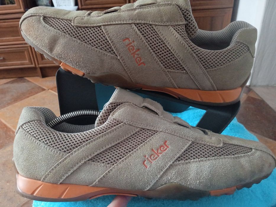 Rieker 45 sneakersy skóra naturalna