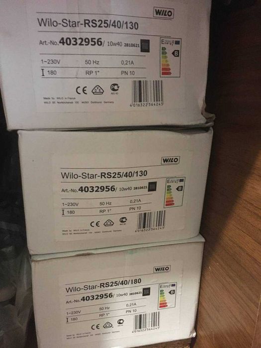 Насос циркуляційний Wilo Star-RS25/40-130 оригінал (уцінка) apc werk
