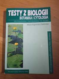 Testy z biologii botanika i cytologia repetytorium zbiór zadań