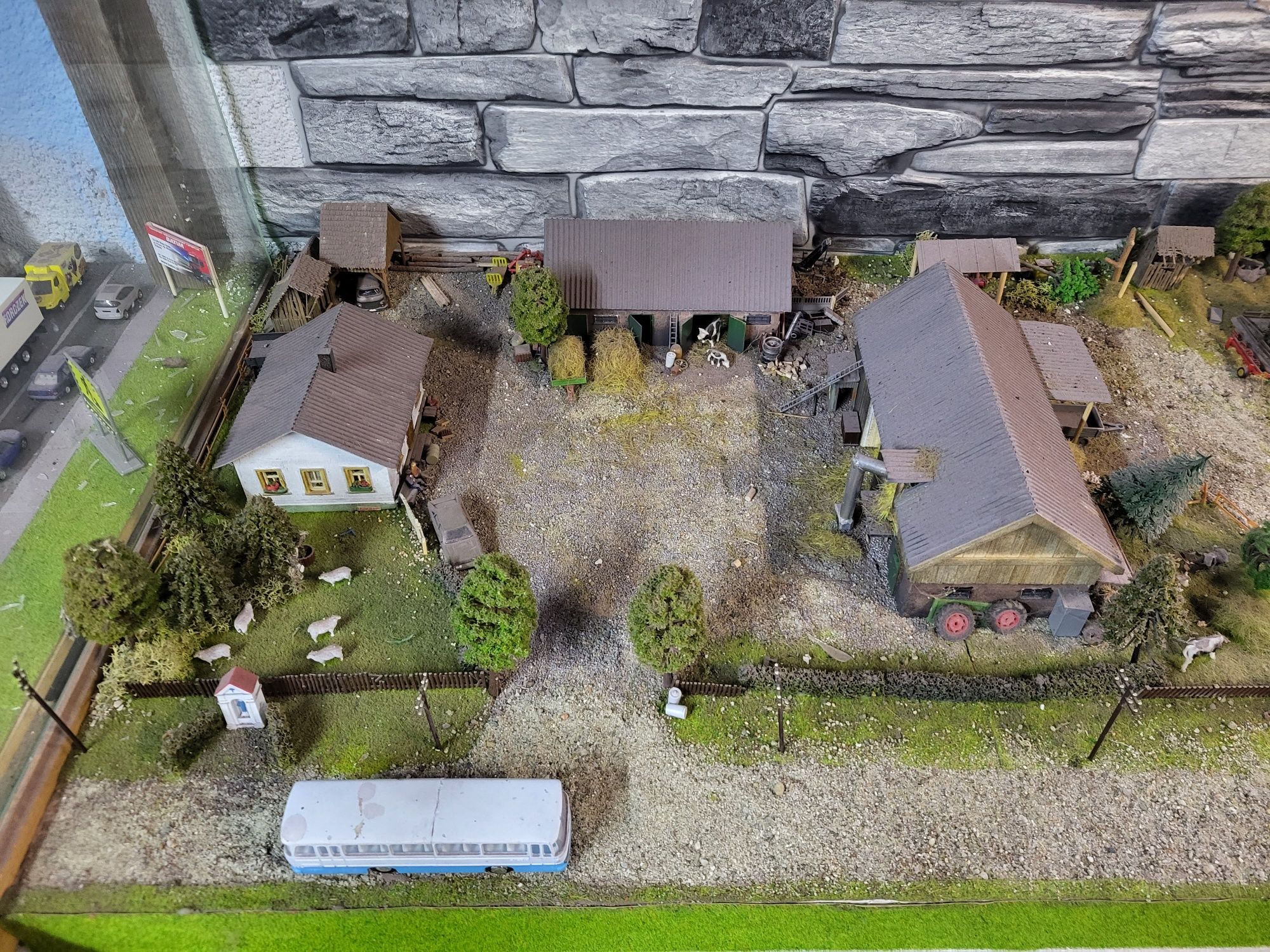 Makieta gospodarstwa rolnego 1/87