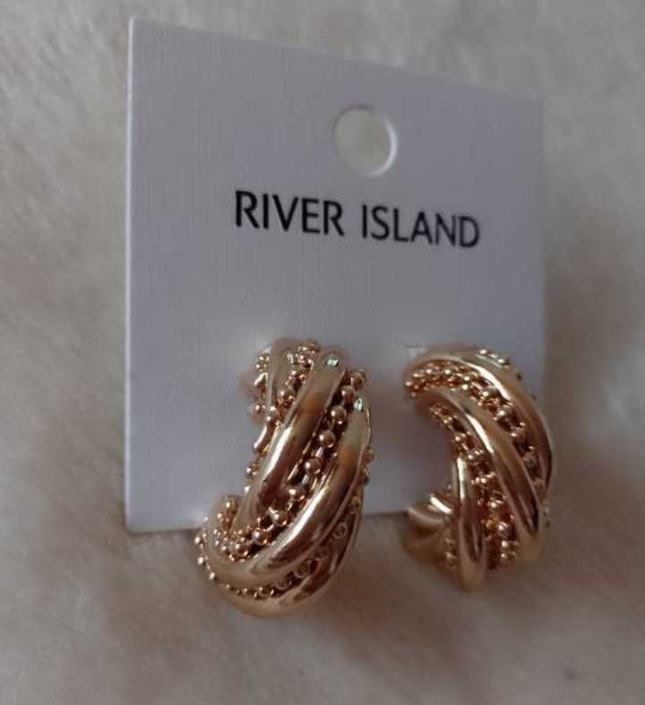 RIVER ISLAND/ Kolczyki wieczorowe/ biznesowe z Londynu, NOWE