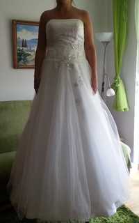 Suknia ślubna z salonu model Księżniczka z kołem (może być ciążowa)