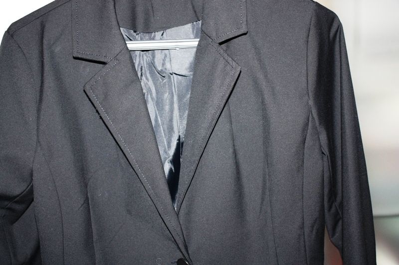 Black coat, second-hand, size XS64552057078403121