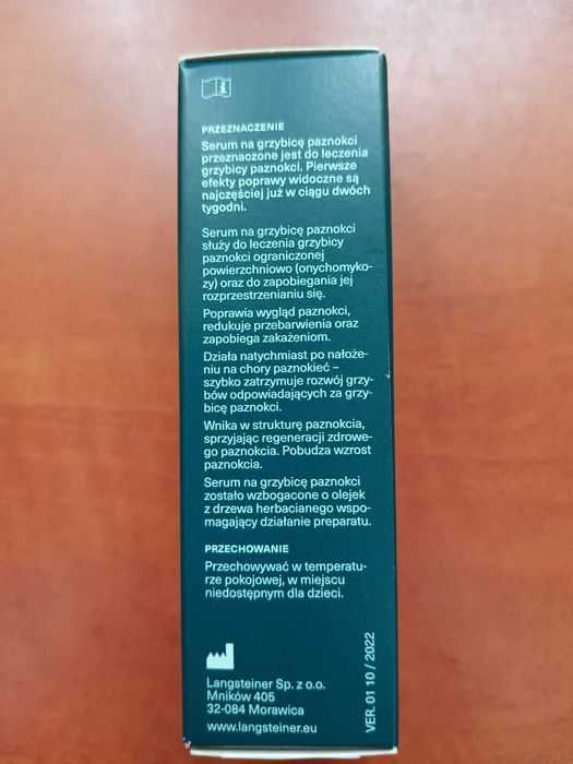 Serum na grzybicę paznokci rąk i stóp 10 ml