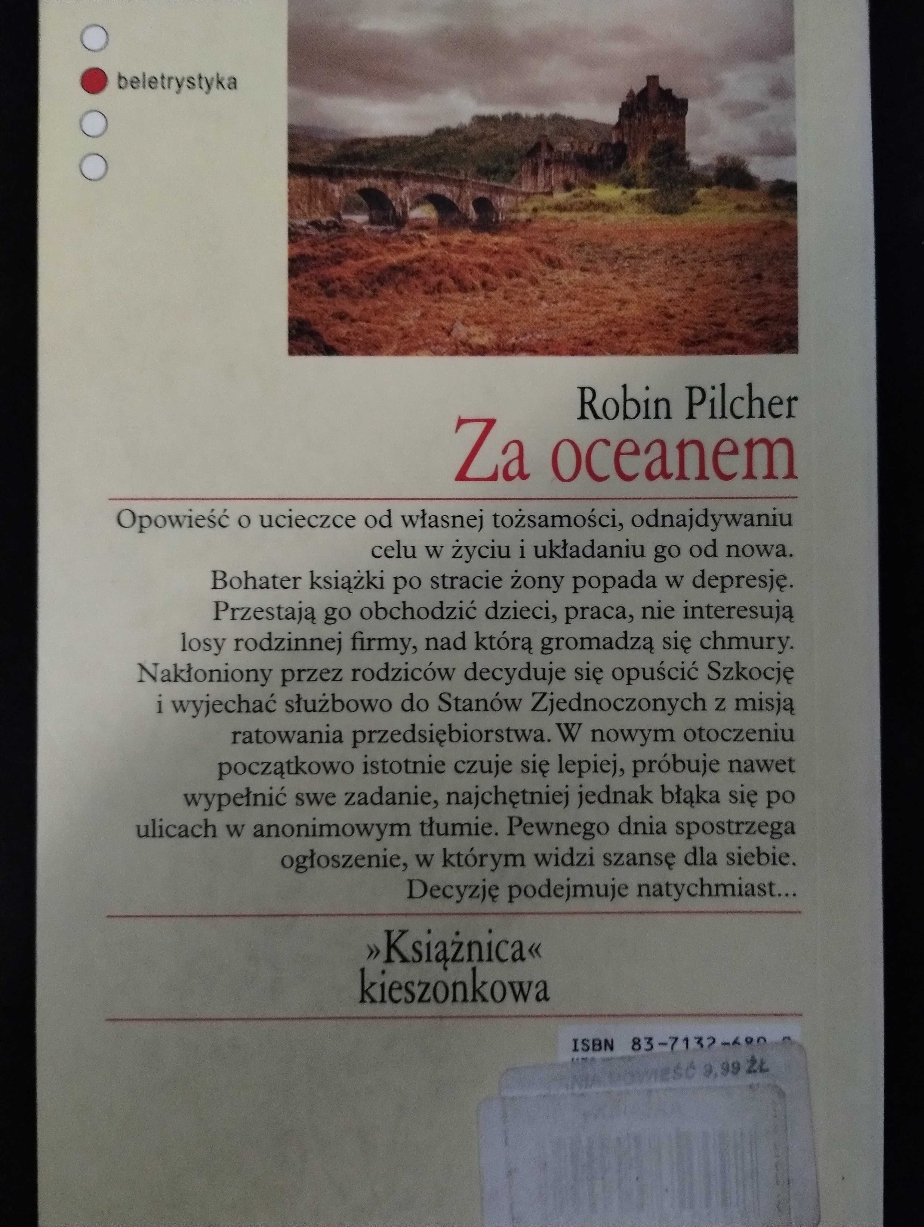 Książka "Za oceanem" Robin Pilcher