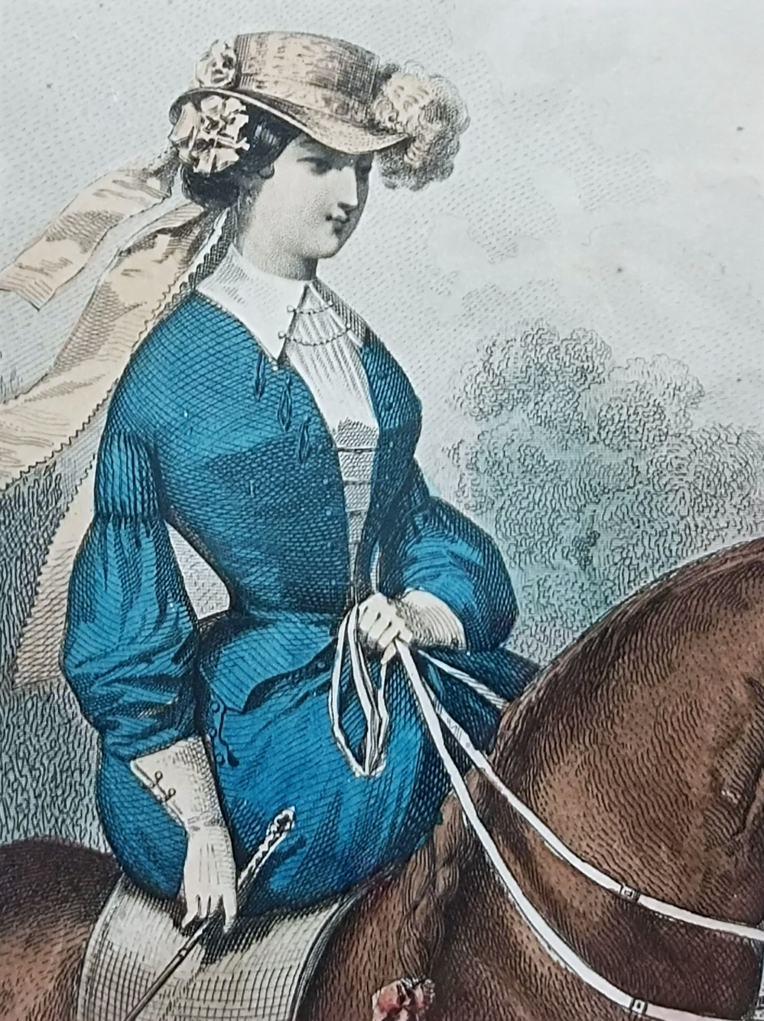 Reklama ,moda XIX w.Cesarzowa Eugenia ok.1850 r.