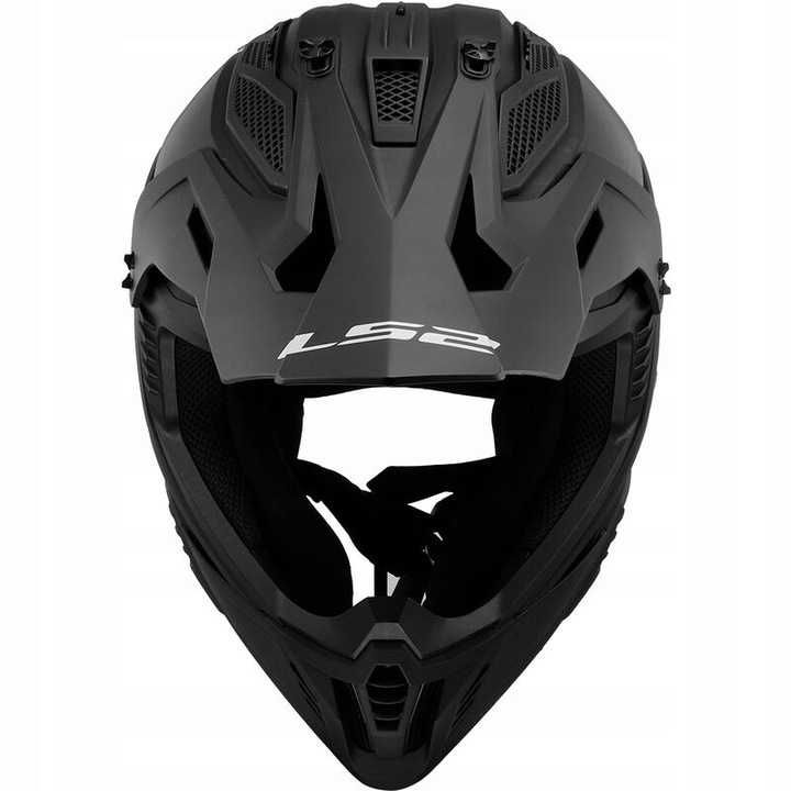 KASK LS2 MX708 FAST II CROSS ENDURO QUAD nowy model czarny mat S-3XL