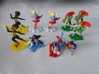 Figurki Kinder niespodzianka superbohater Harley i inne Tort dekoracja
