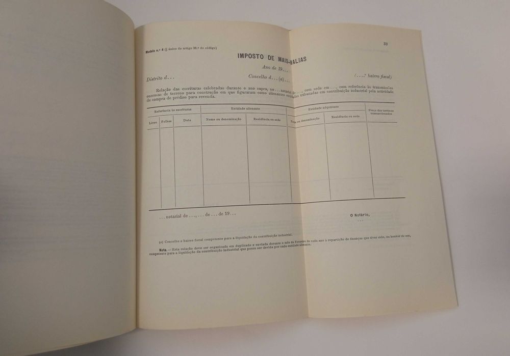 Código do imposto de mais-valias