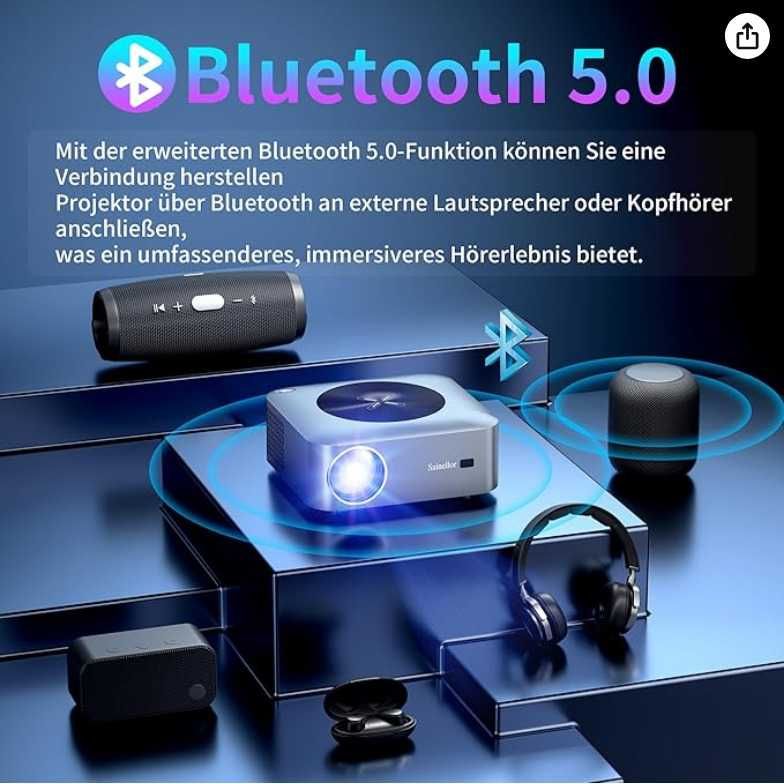 Projektor Sainellor 4K Android