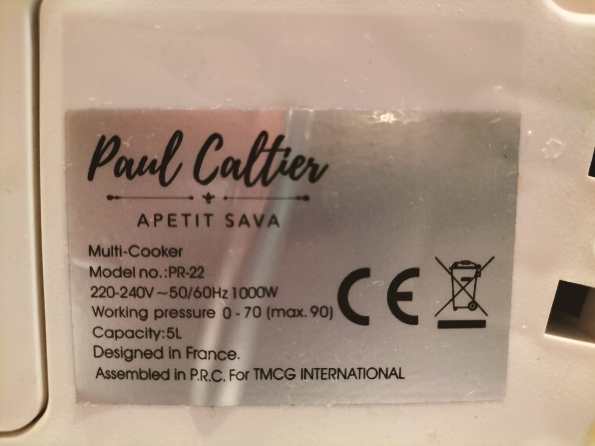 Multicooker, szybkowar Paul Caltier France Design