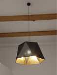Lampa wisząca agata meble czarna loft