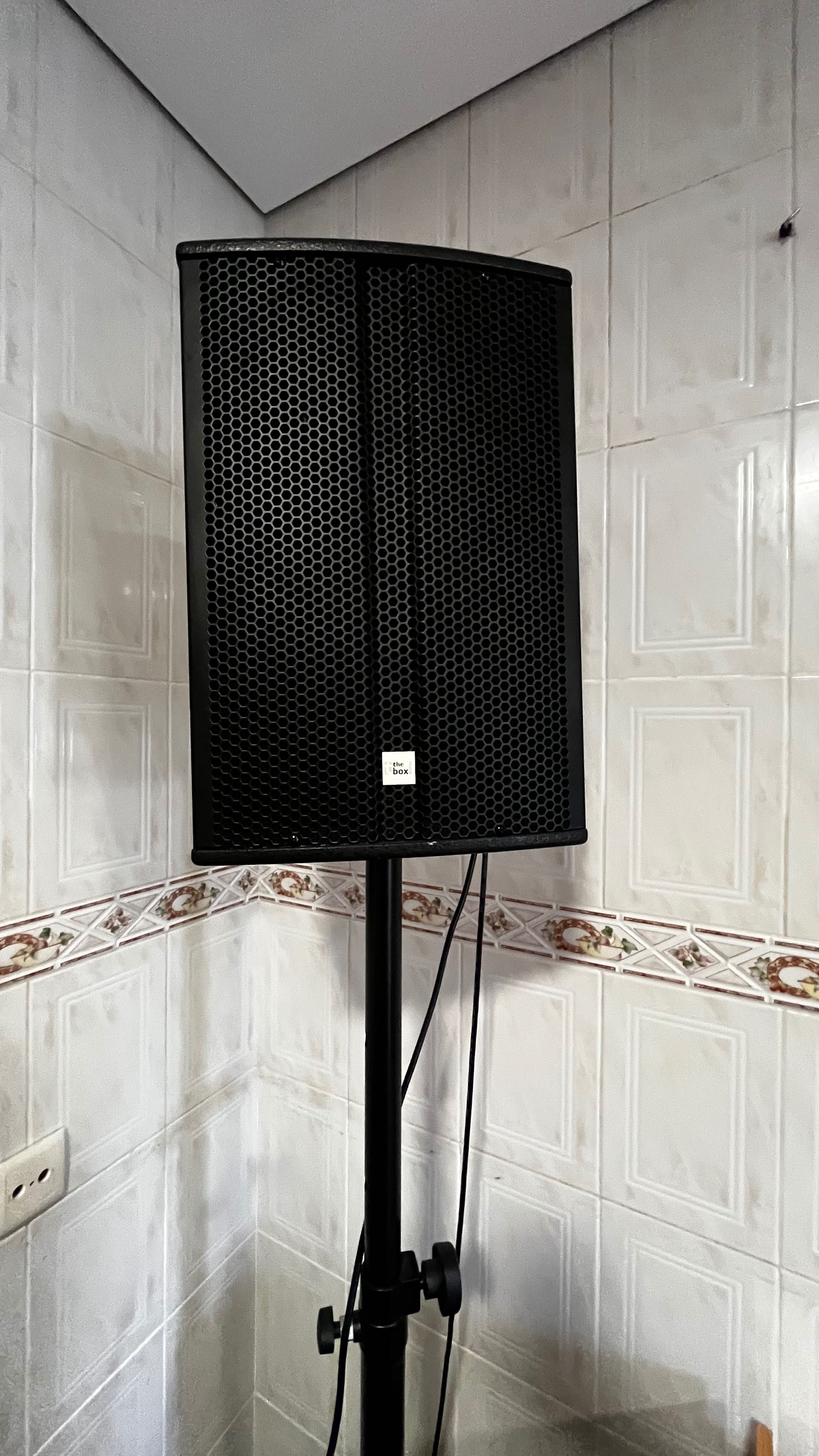 Mesa de som com PA