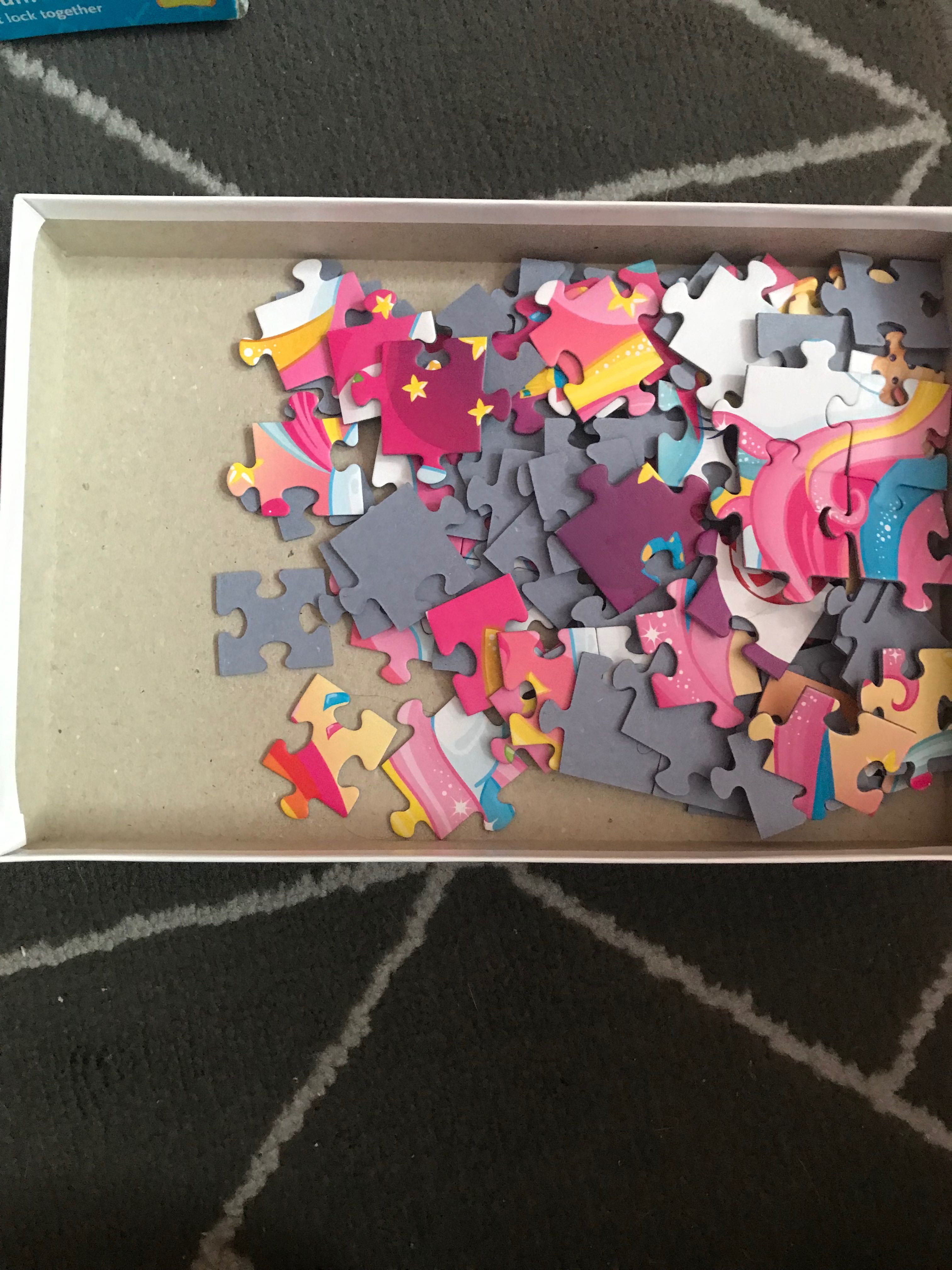 Puzzle uroczy jednorożec 100 elementów
