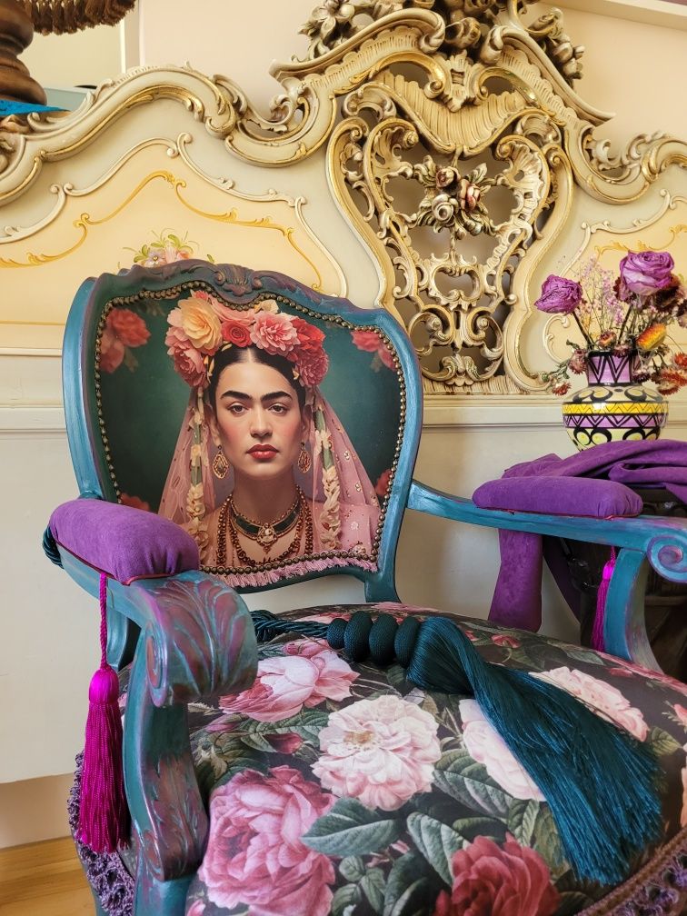 Luksusowy fotel Frida Kahlo