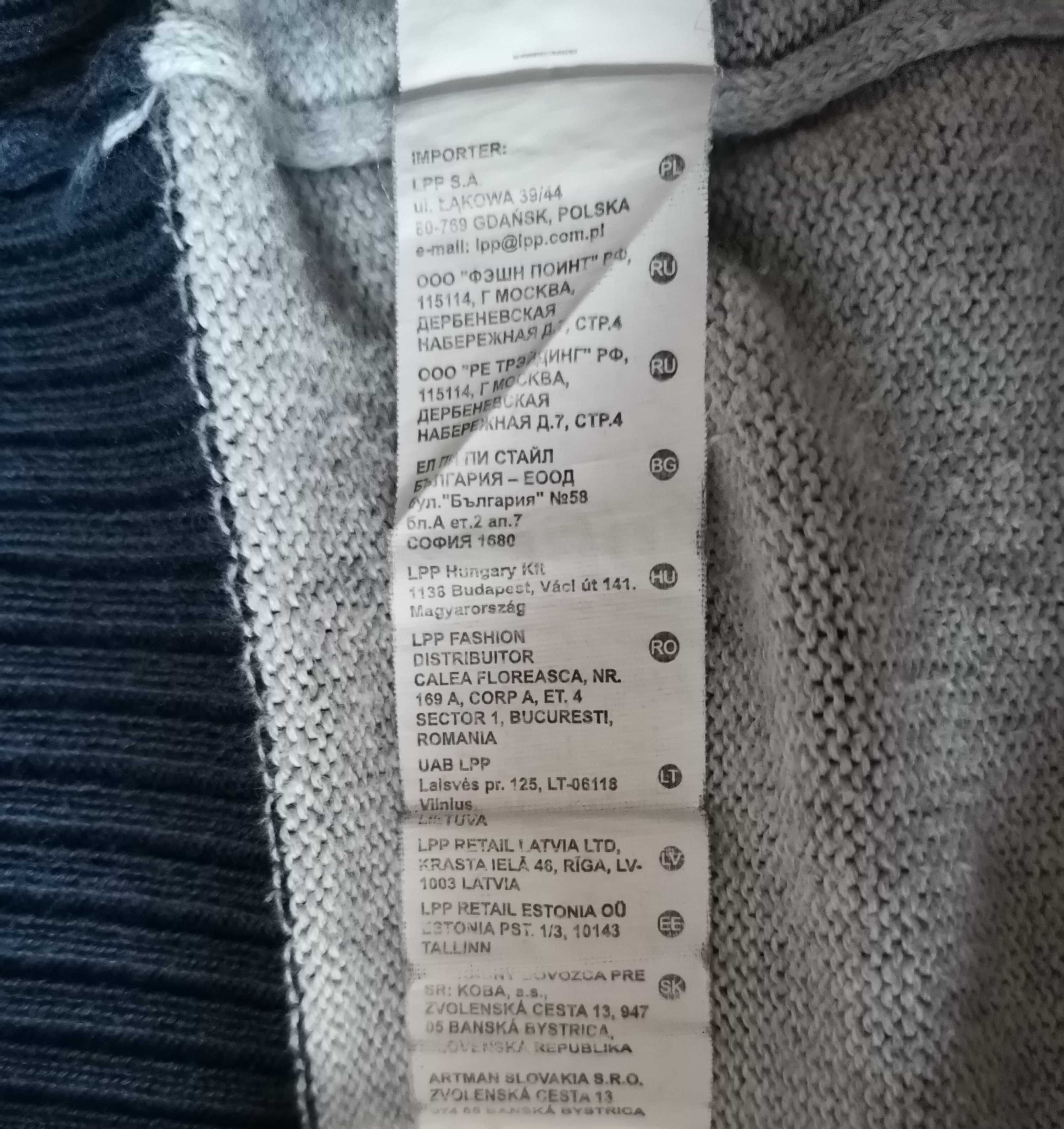 Elegancki sweter męski w paski – Cropp