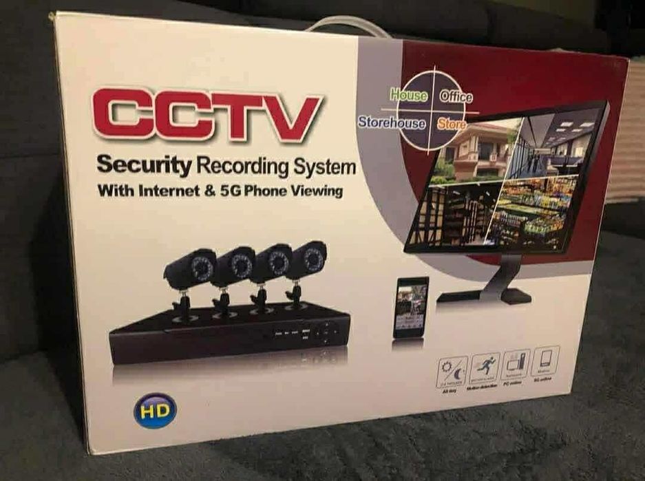 Sprzedam nowy zestaw monitoringu dzień/noc 5 MPX FULL HD.
4 kamery + z