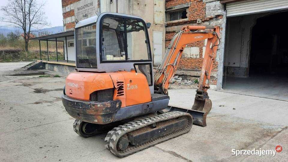 minikoparka gąsienicowa HITACHI model ZX35