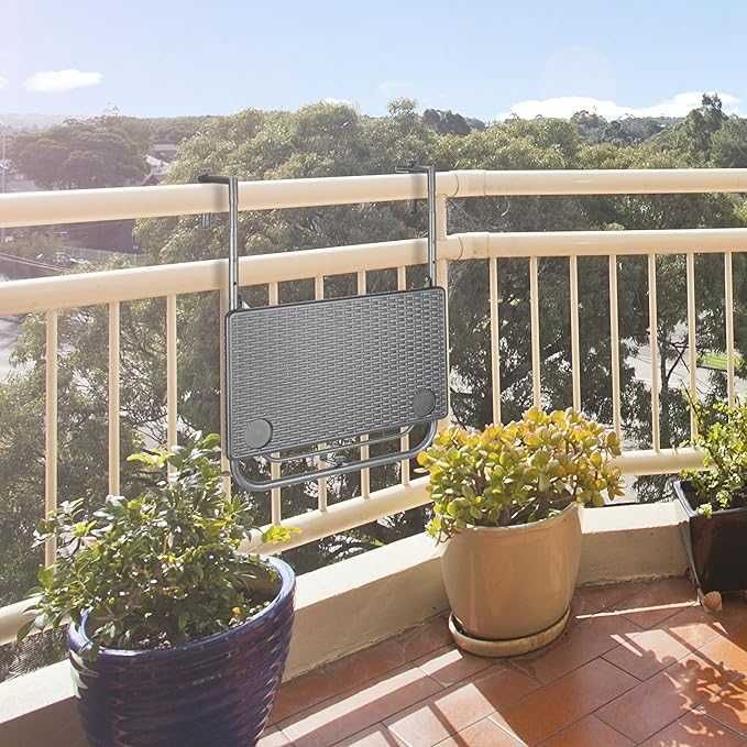 Relaxdays Składany stół balkonowy