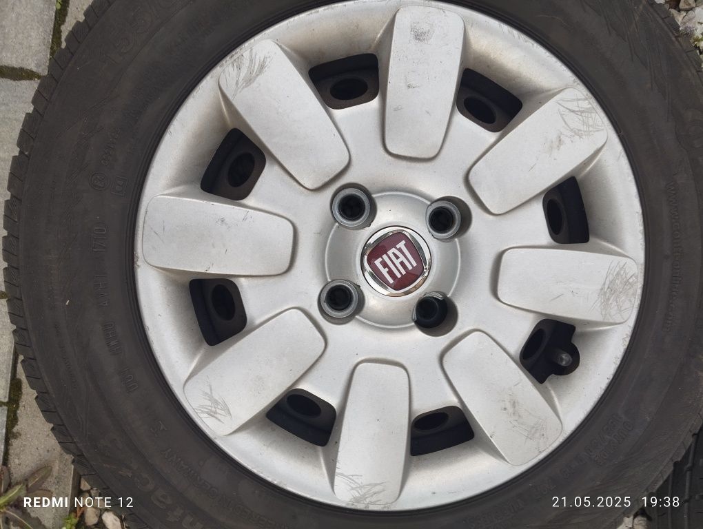 Koła kołpaki Fiat Panda felgi stalowe kpl