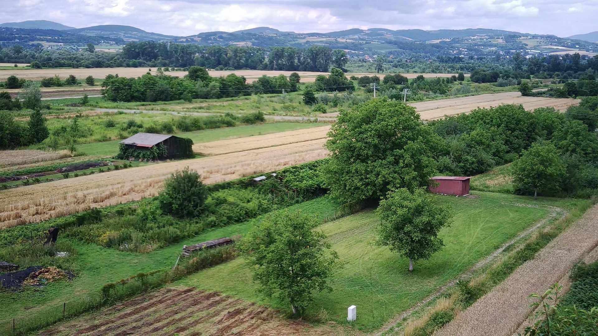 Działka budowlana – Stary Sącz, blisko centrum, uzbrojona z dojazdem