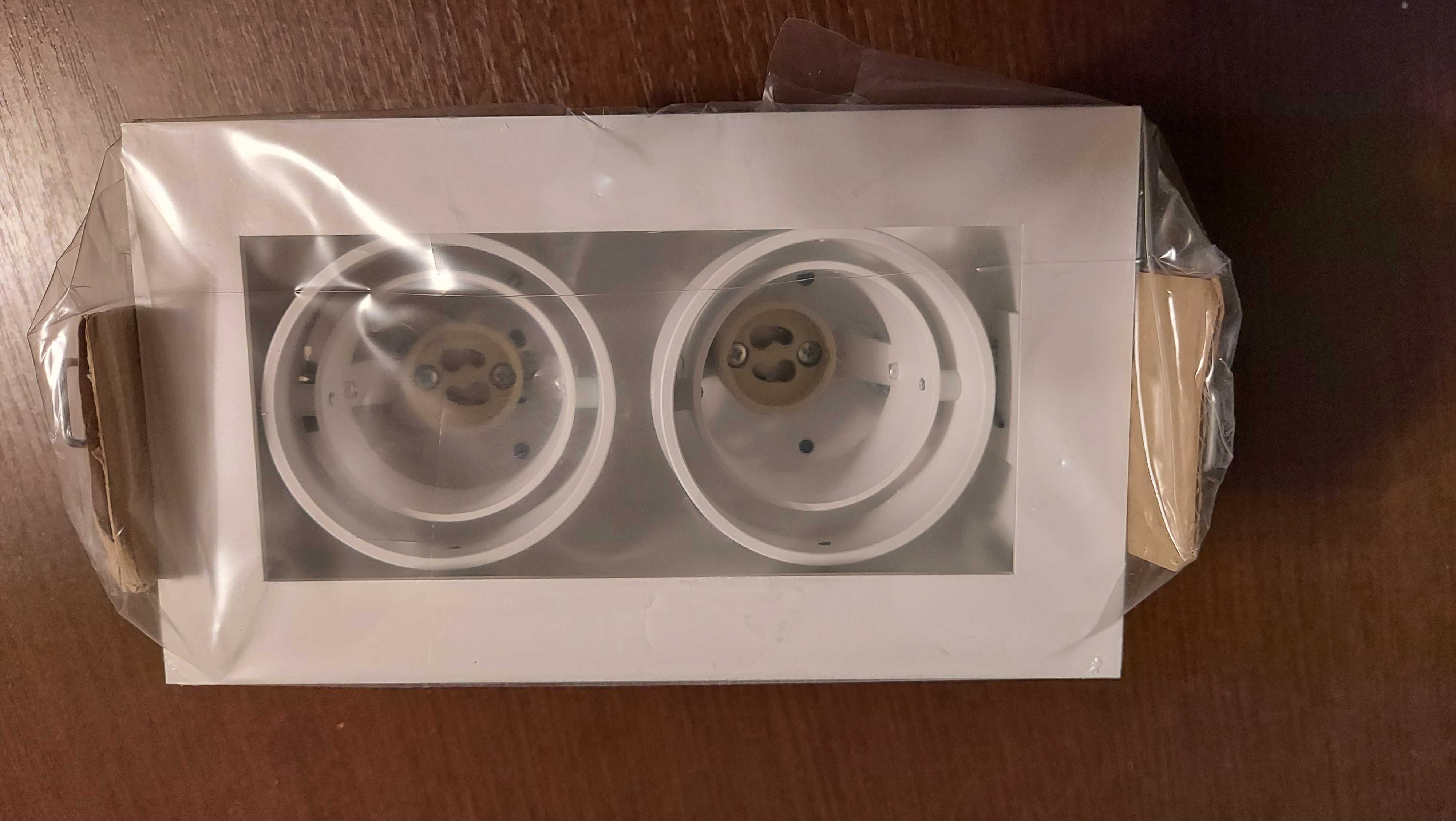 STERNLIGHT BASICSTERN RECESSED 2xGU10, oprawa wpuszczana,biała 4 sztuk