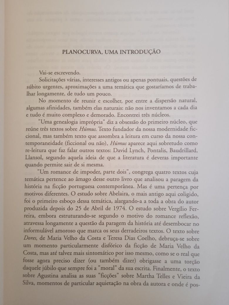Sei que já não, e todavia ainda