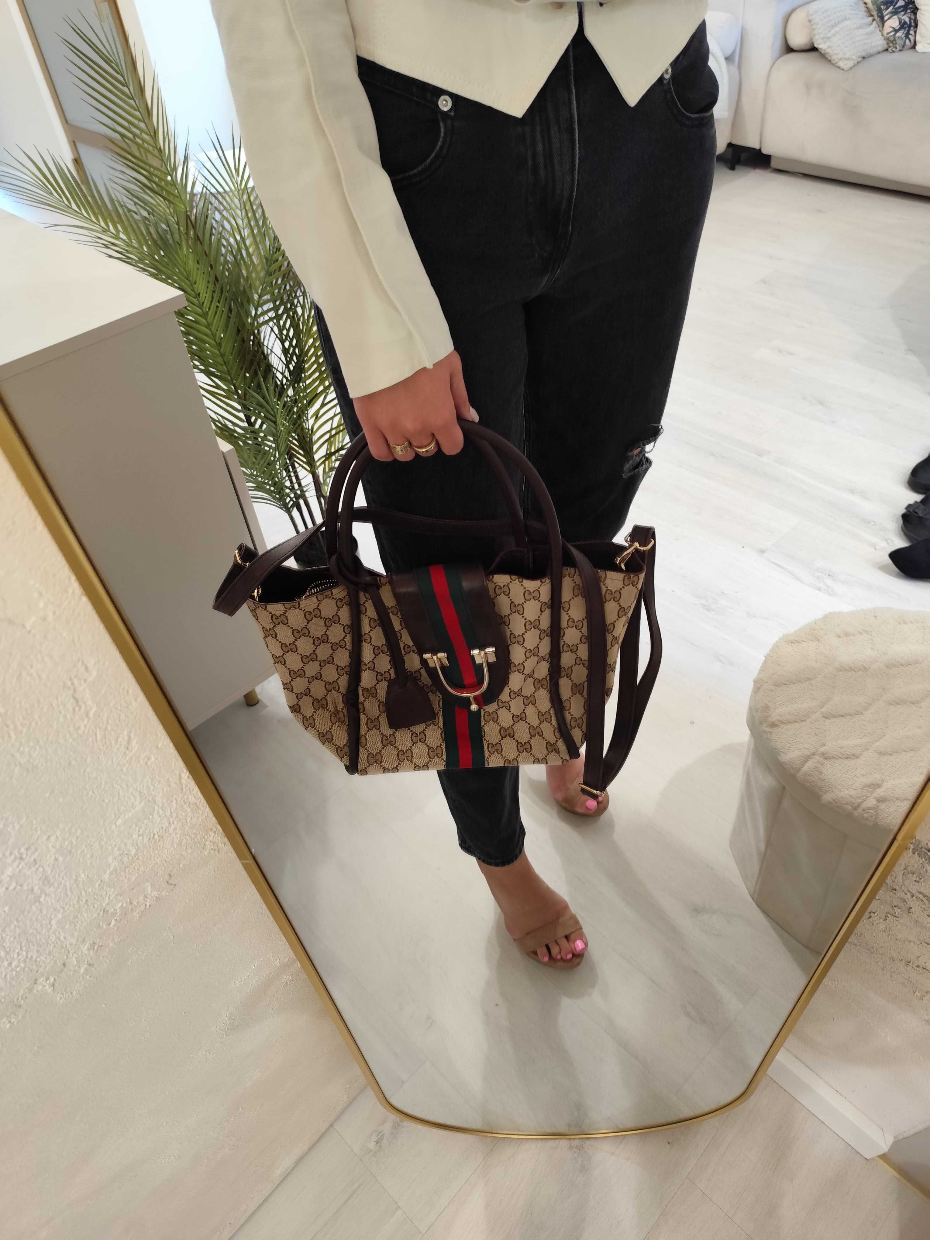 Ekskluzywna ponadczasowa torebka shoperbag GUCCI