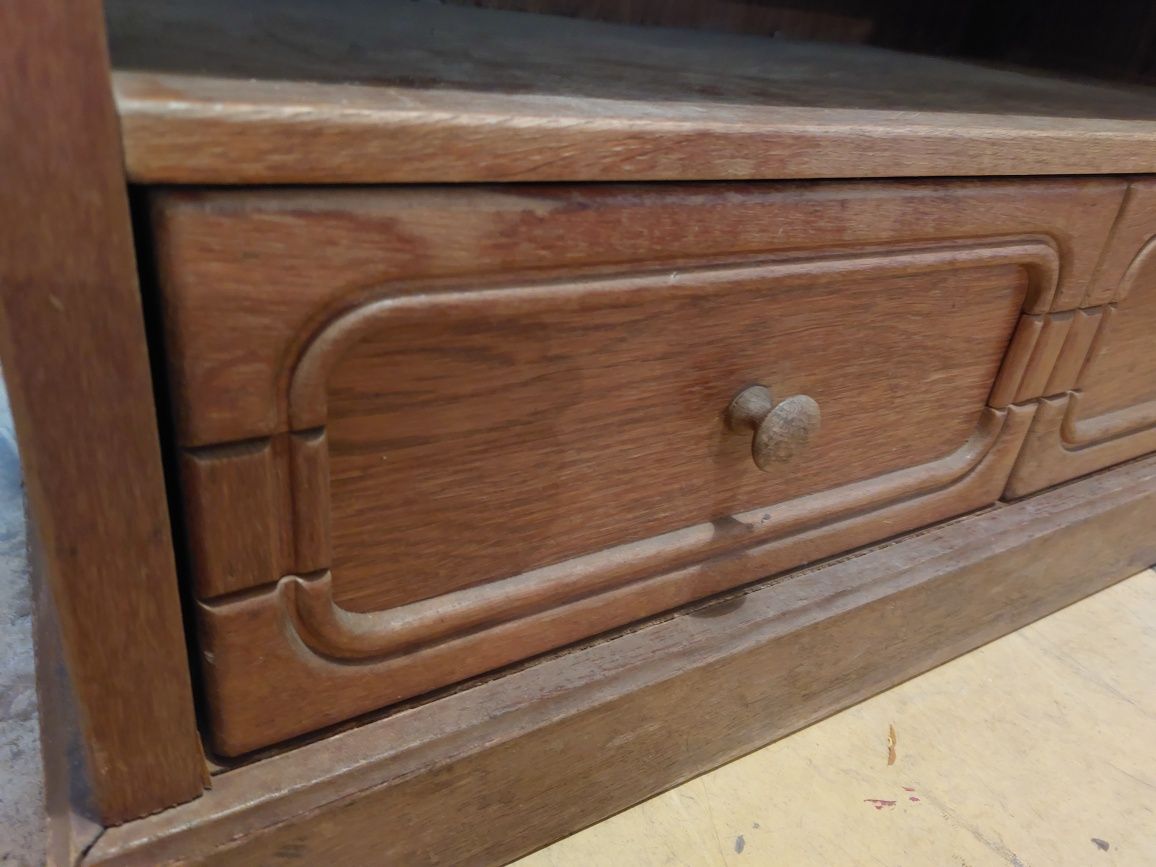 Dębowa szafa szafka komoda półka stolik drewniana niemiecka antyk81x40