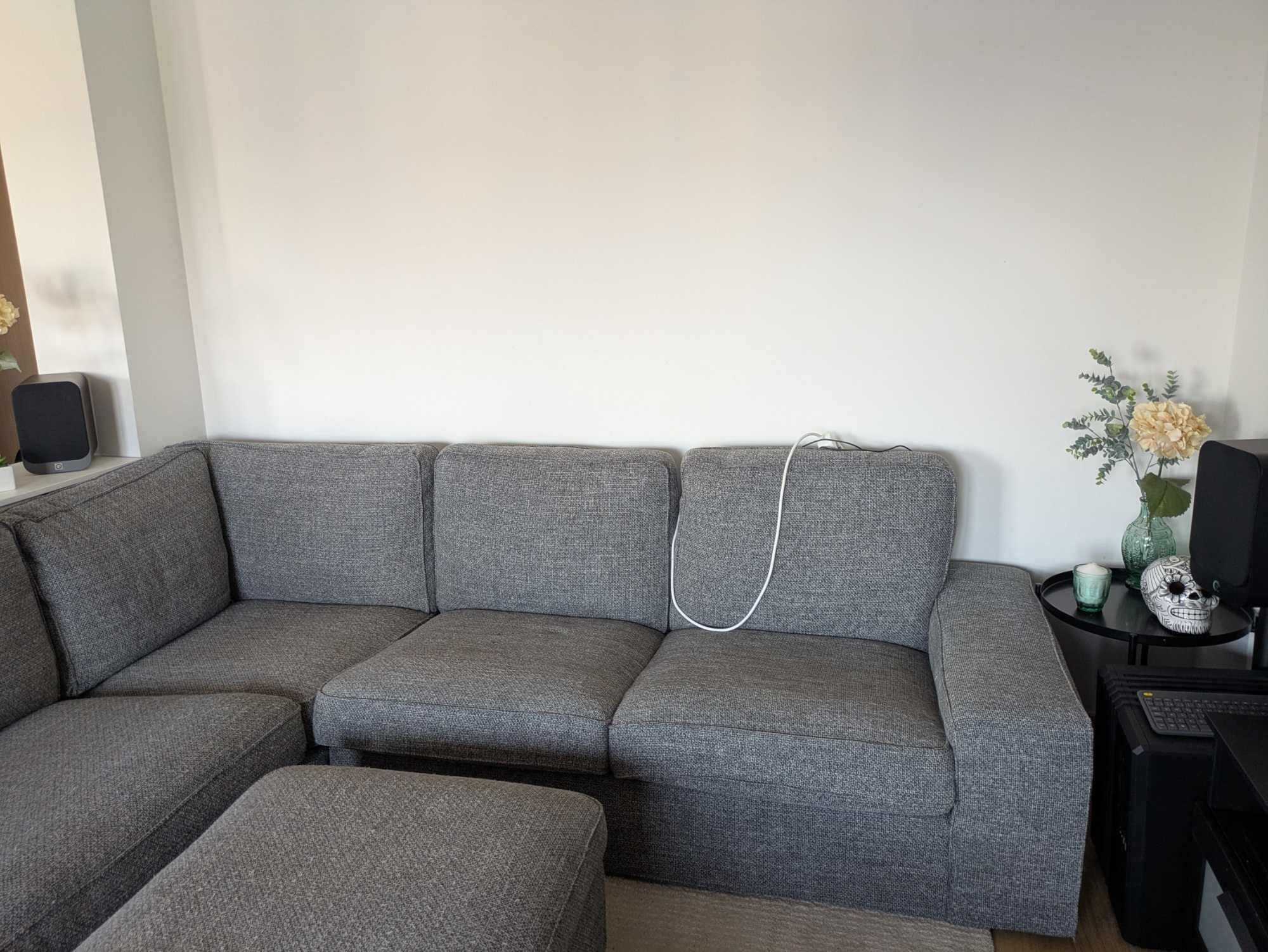 Vendo Sofá IKEA de canto modular com otomano