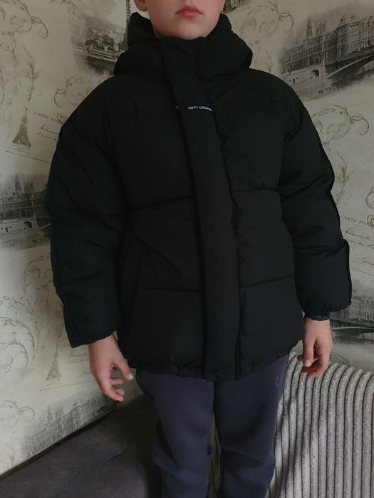 Стильний зимовий пуховик куртка пуфер