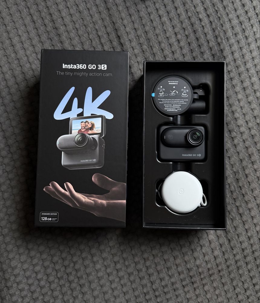 Kamera Insta360 GO 3S 128 GB czarna (użyta raz)