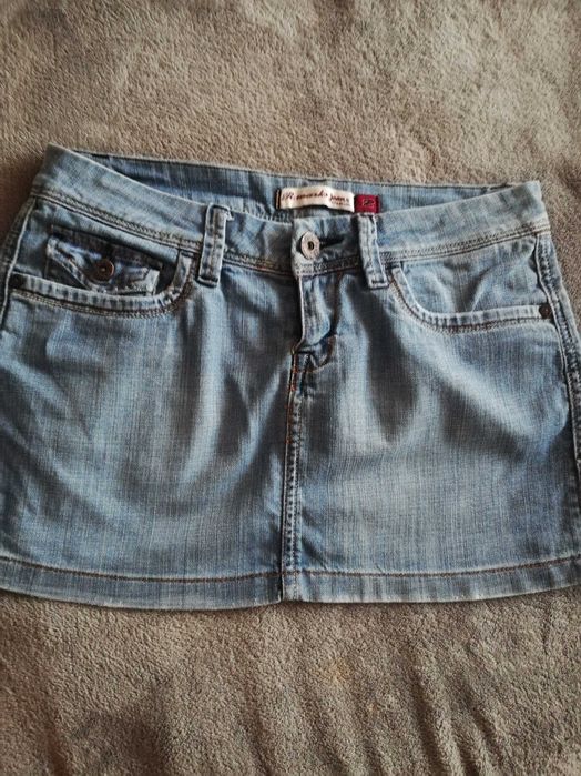 ***Spódniczka mini jeansowa nowa S/M***