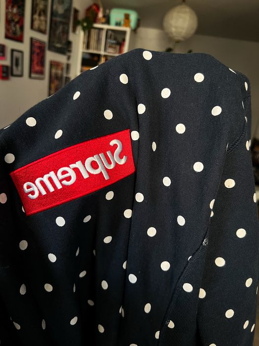 Supreme Comme des Garcons shirt box logo navy
