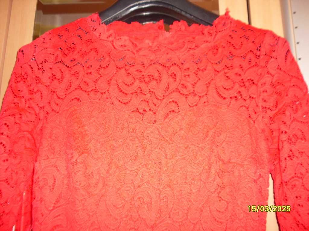 sukienka z koronką na komunie chrzciny wesele 36/38 elegancka