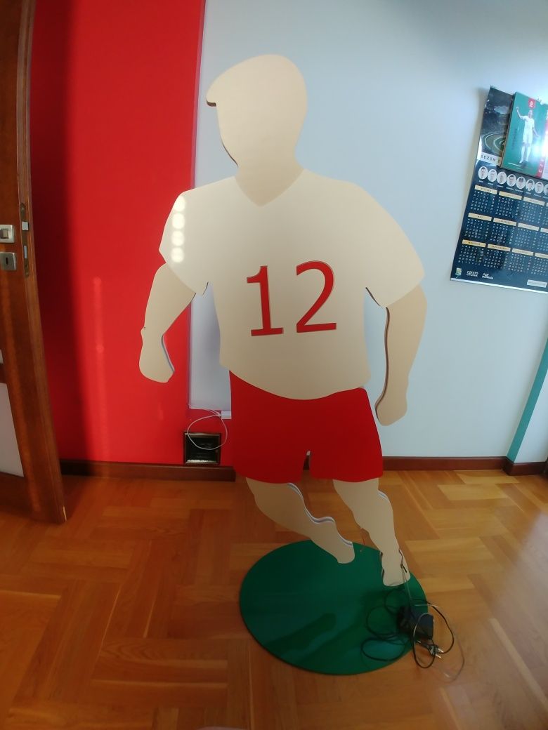 Lampa stojąca piłkarz football soccer prezent