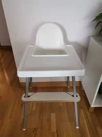 Krzesełko Ikea Antilop + podnóżek