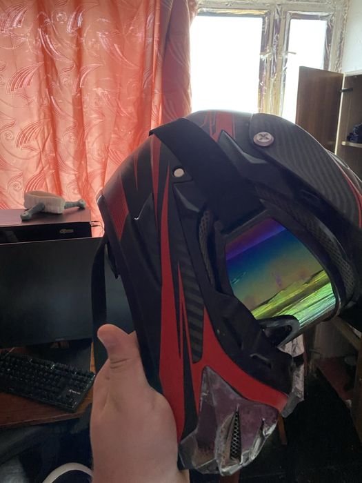 Кроссовый шлем Мотошлем