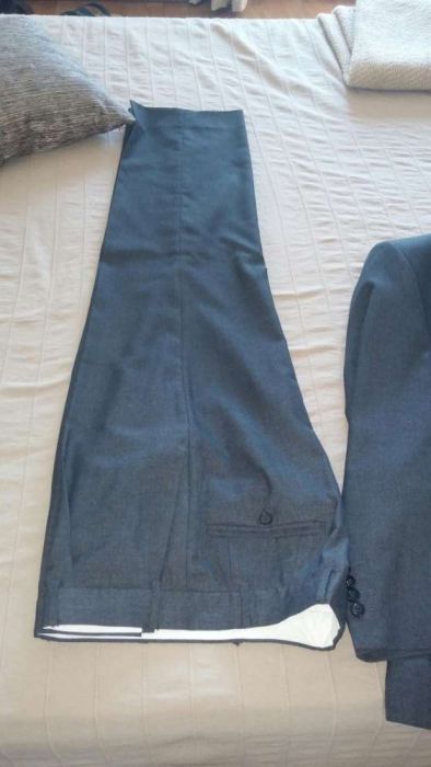 Fato Cinza Antracite