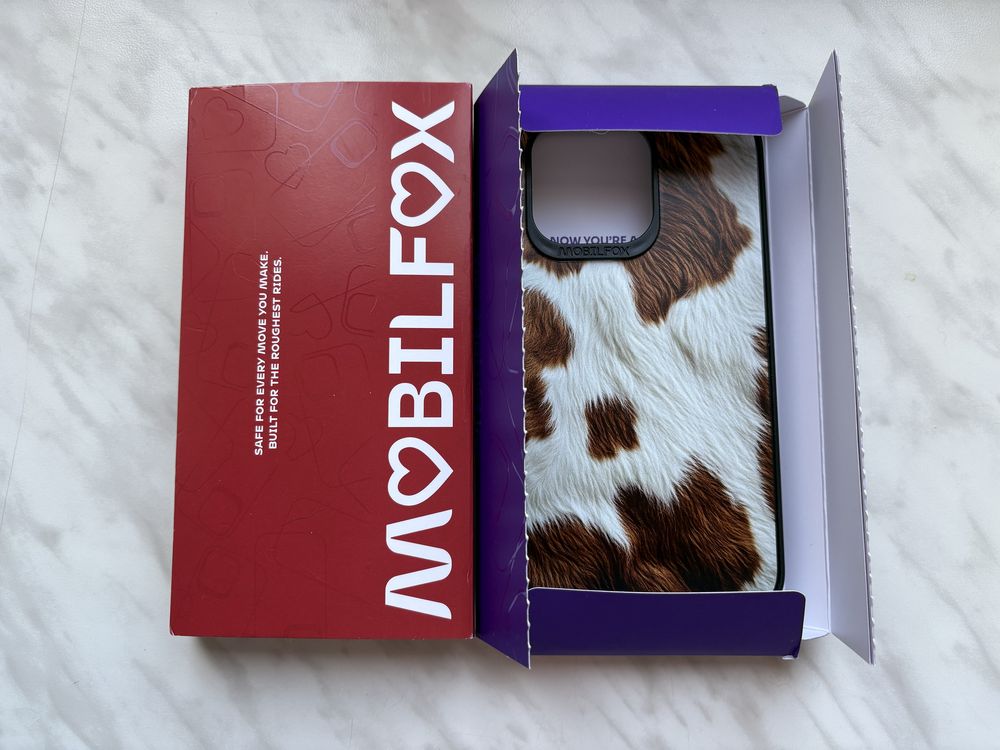 iPhone 15 Pro Max etui case Mobilfox krowa najmodniejszy print sezonu