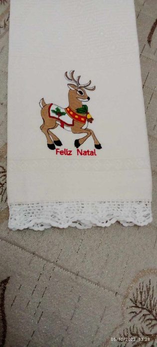 Pano natal em croché