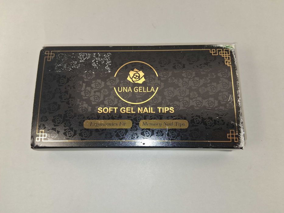 N148 UNA GELLA Soft GelNail Tips Tipsy Żelowe Do Przedłużania Paznokci