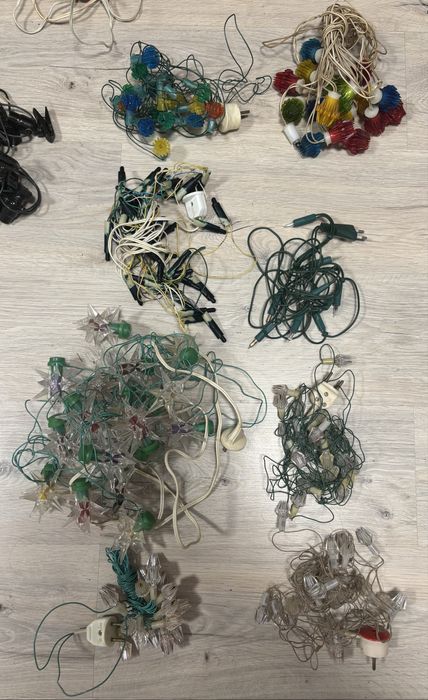 Новогодние гирлянды СССР