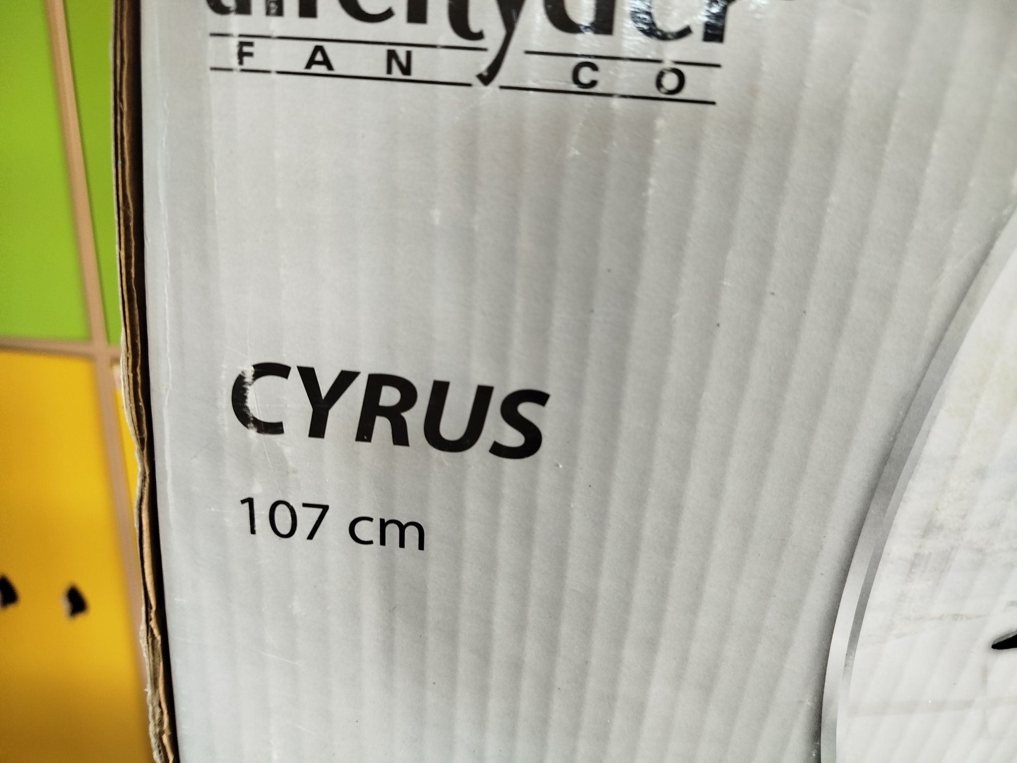 Żyrandol wiatrak aire ryder Cyrus 107 cm