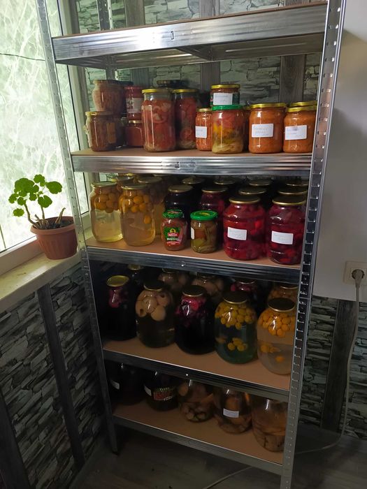 Стелаж металевий 180×90×40 / 150×70×30  220×90×40 посилена конструкція