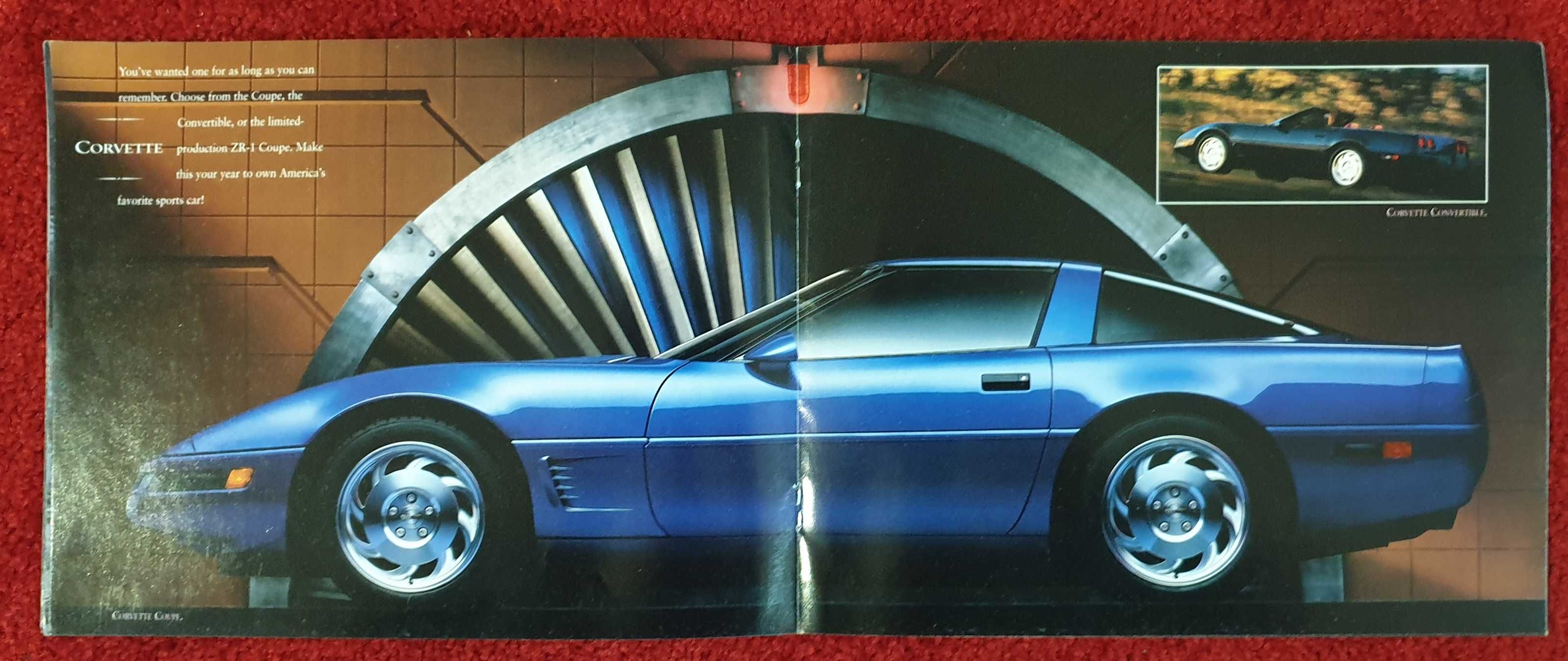 Prospekt, katalog Chevrolet 1995, 20 stron.