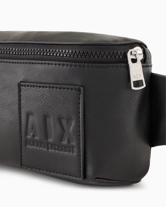 ОРИГІНАЛ | Бананка Armani Exchange, чоловіча шкіряна бананка армані